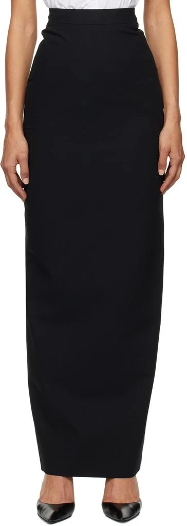 ANN DEMEULEMEESTER Black Nathalie X-Long Pencil Maxi Skirt 1