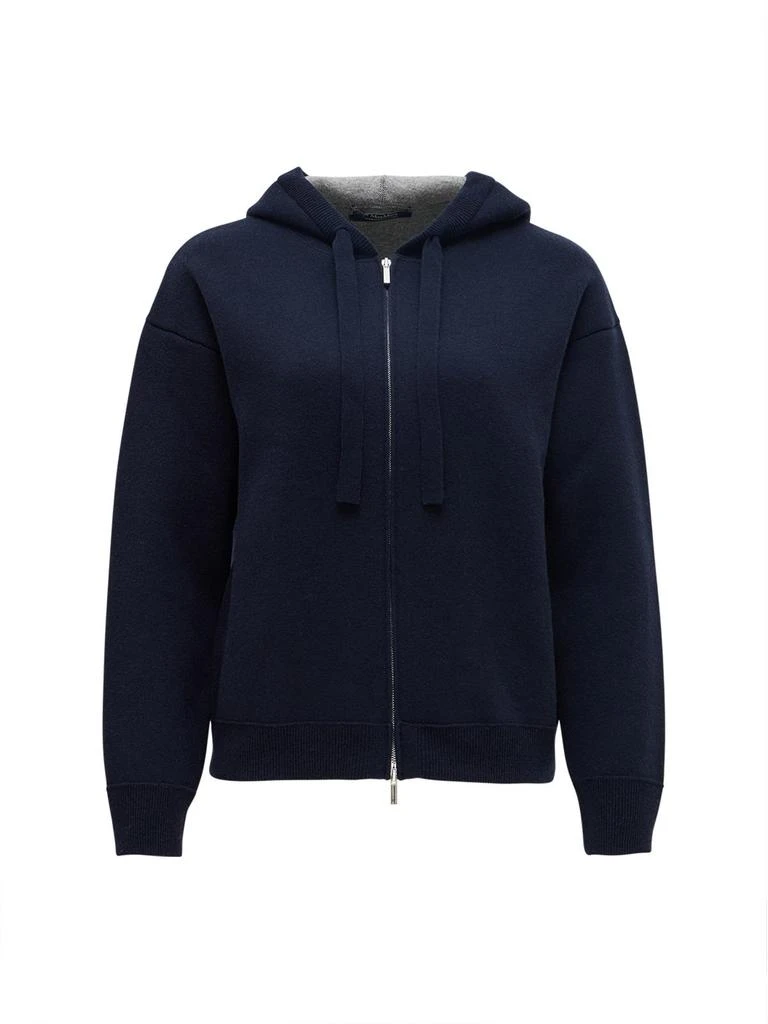 'S Max Mara 'S Max Mara Zip-Up Drawstring Hoodie 1