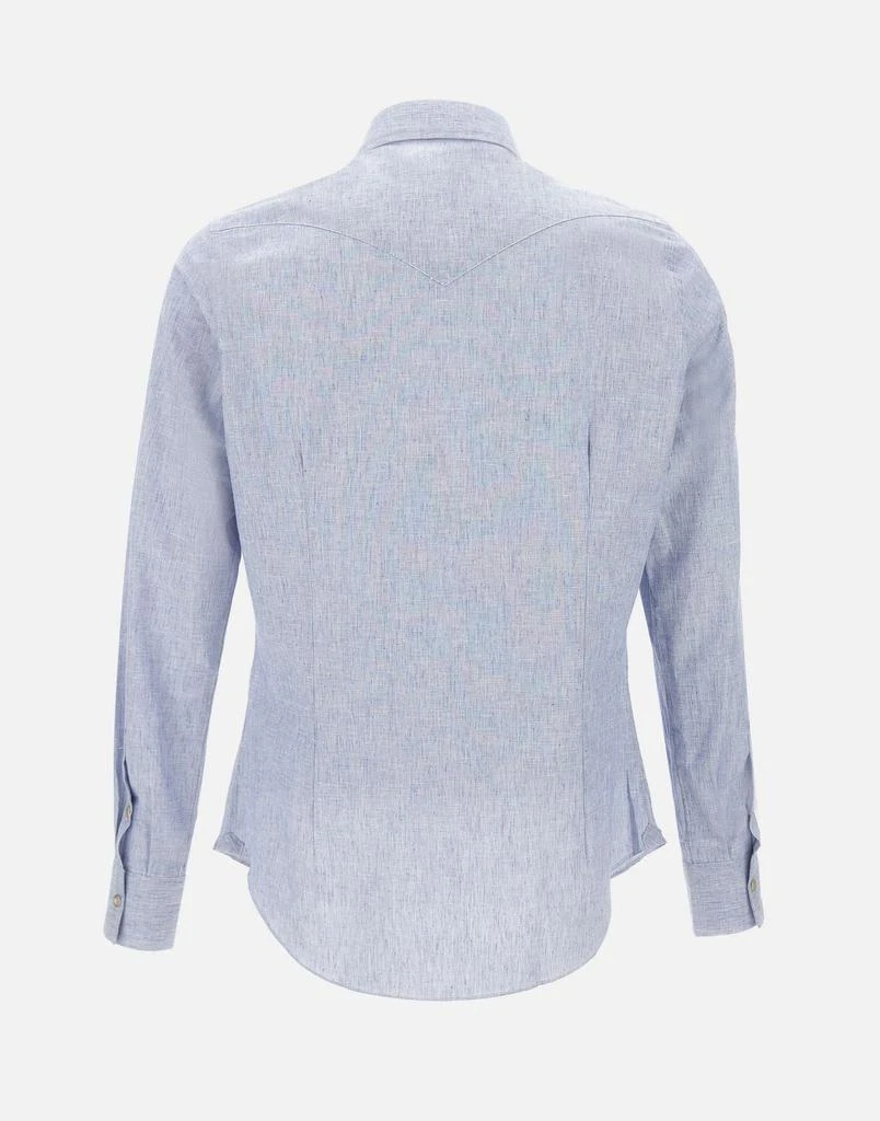 ELEVENTY Cotton and linen shirt 5