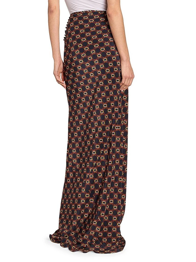 Dries Van Noten Smila Mosaique Bias Maxi Skirt 5