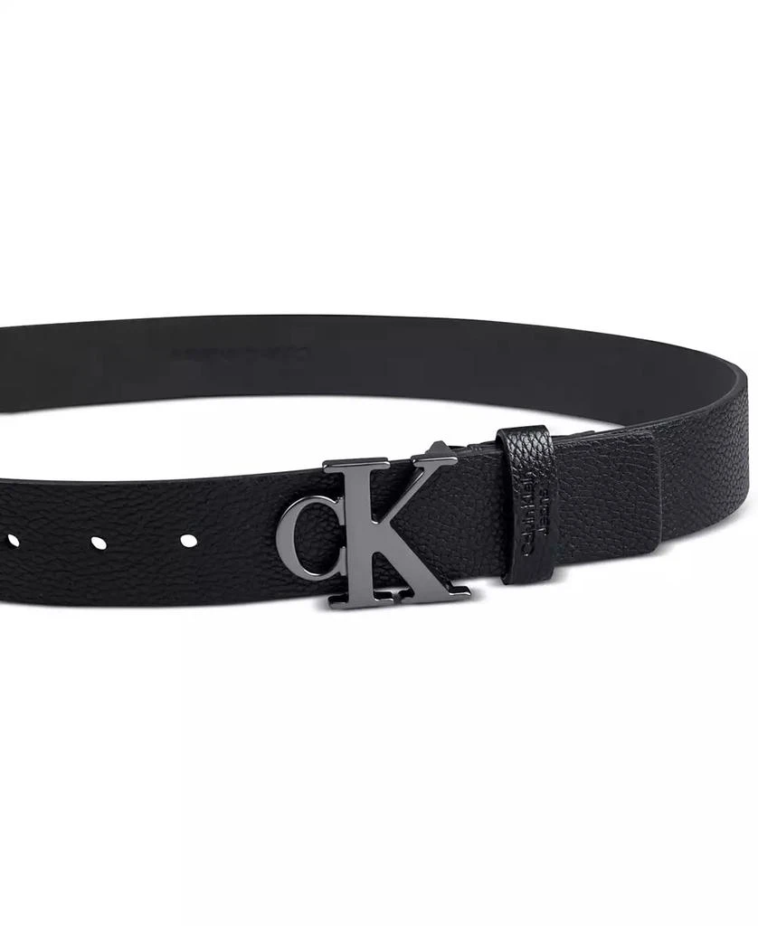 Calvin Klein Men's Logo Plaque Buckle Fashion Jean Belt 3