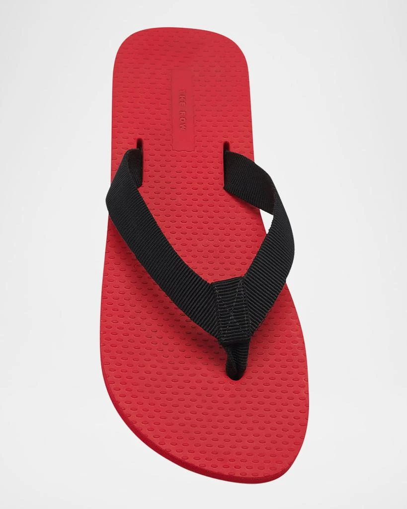The Row Dune Cotton Flat Thong Sandals 3