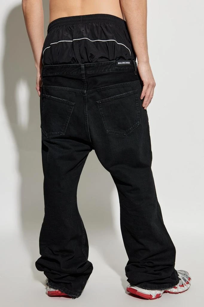 Balenciaga Balenciaga Layered Flared Jeans 3