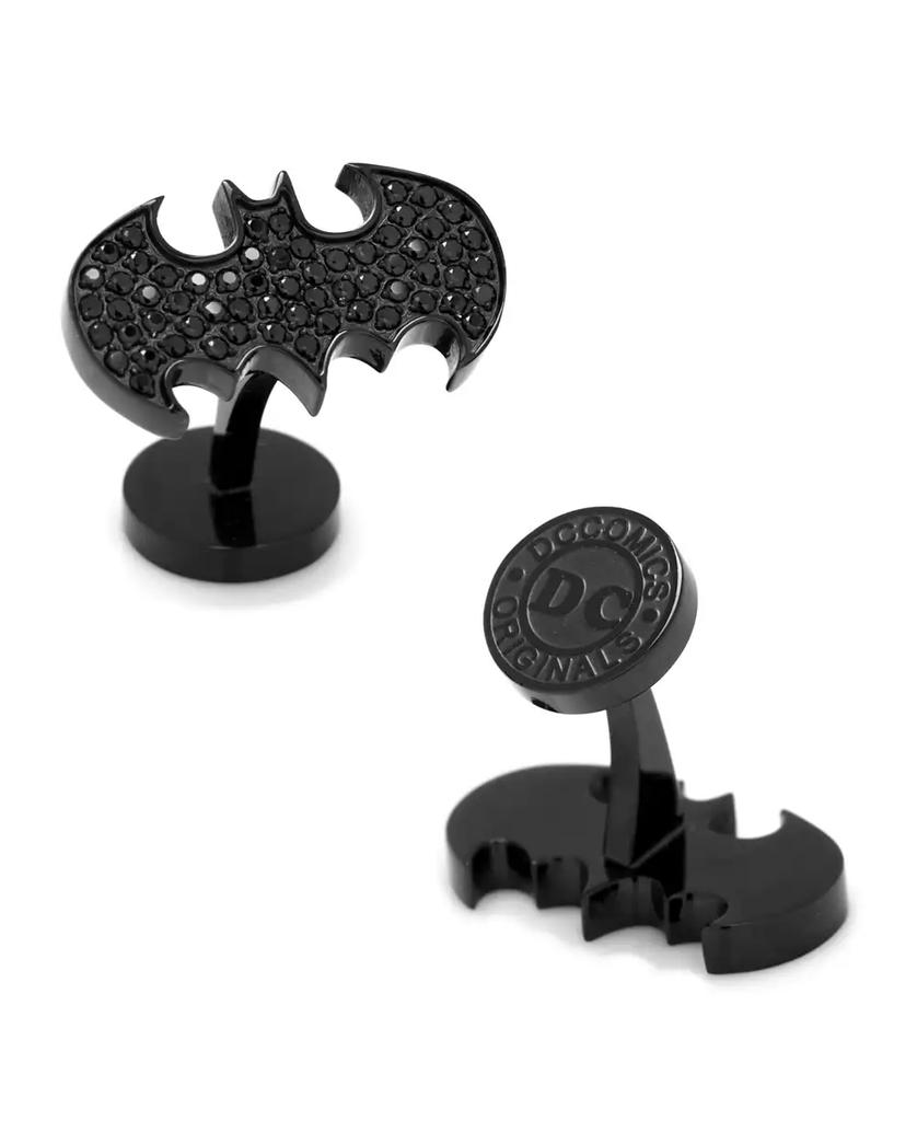 Cufflinks Inc. Stainless Steel Pave Crystal Batman Cufflinks