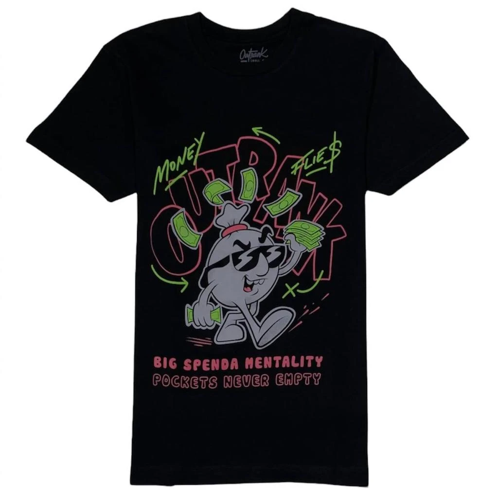 OUTRANK Men's Big Spenda T-Shirt In Black 1