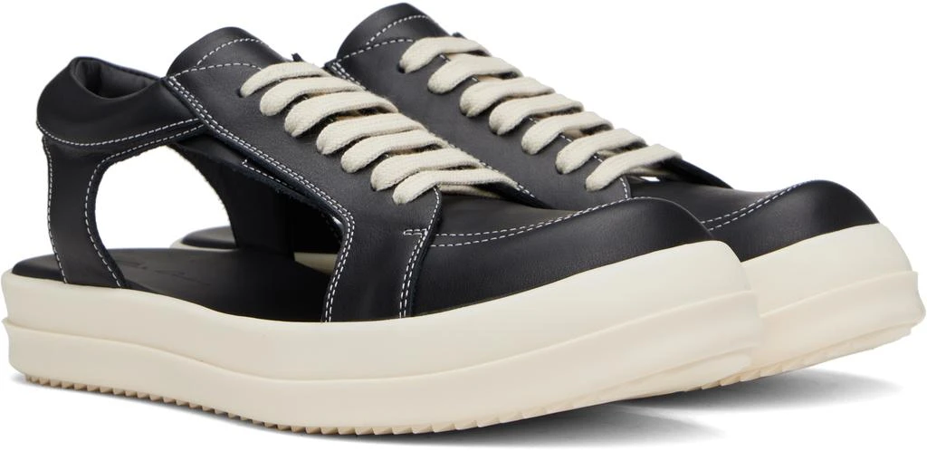 Rick Owens Black Hollywood Hollowed Vintage Sneaks Sneakers 4