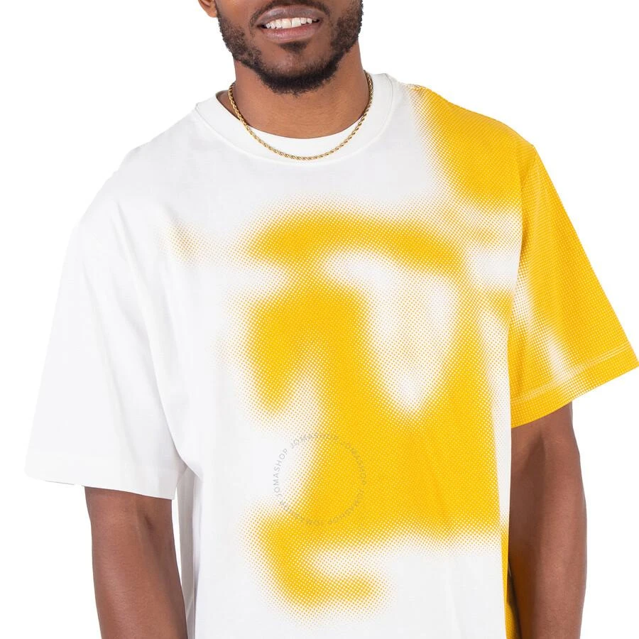 Burberry Ekd Two-Tone Crew Neck Cotton T-Shirt 2