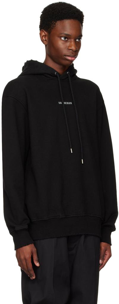 Han Kjobenhavn Black Distressed Hoodie