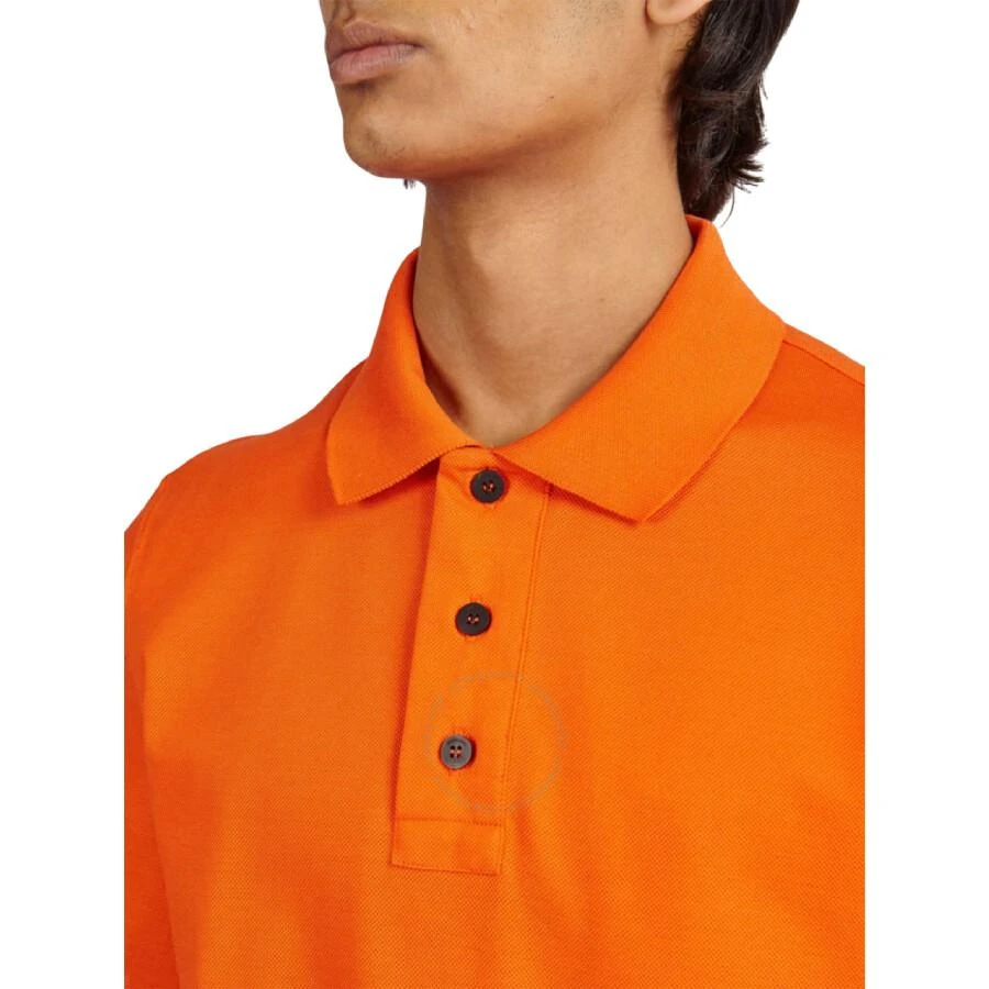 Salvatore Ferragamo Pique Weave Cotton Polo Shirt 3