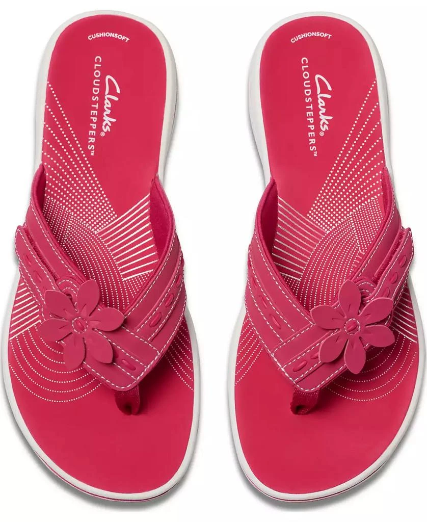 Clarks Women's Cloudsteppers Breeze Opal Flip-Flops 7