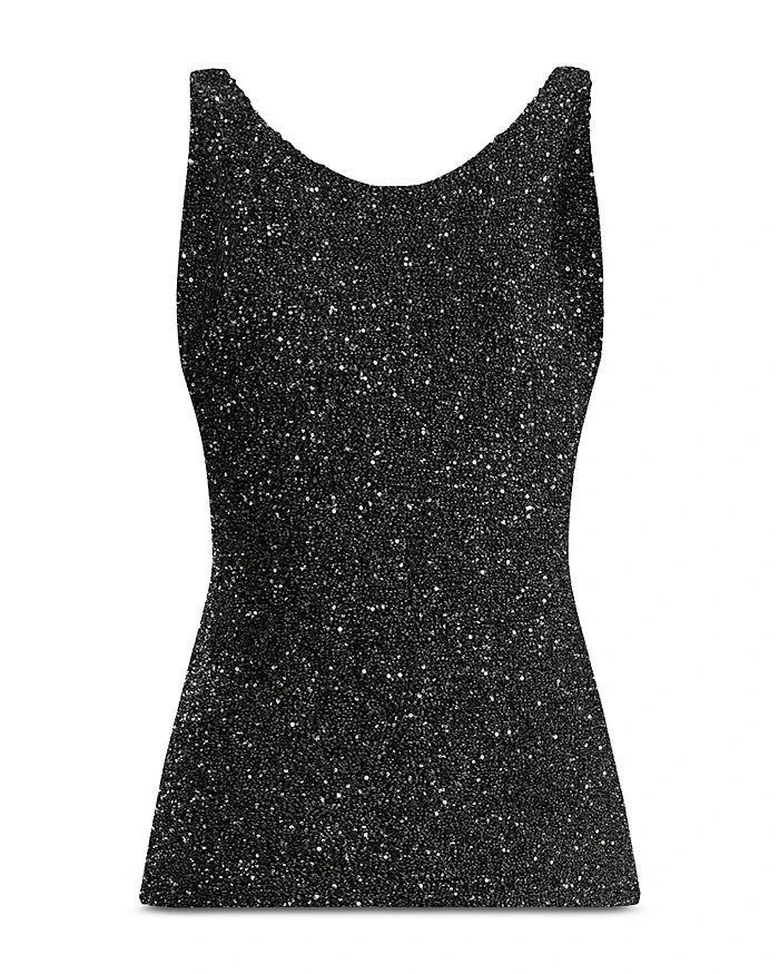 Herve Leger The Fiona Sequin Top 8