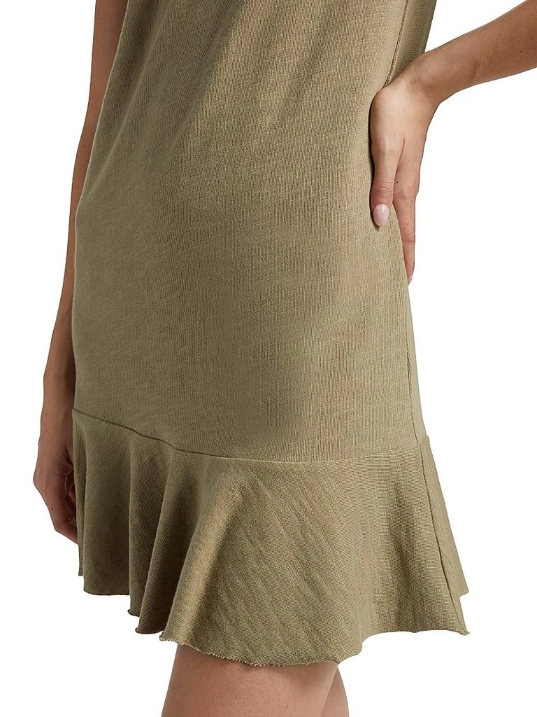 ATM Anthony Thomas Melillo Cotton Jersey Mock Turtleneck Minidress 6
