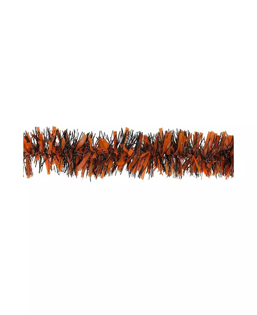 Northlight 50
 Orange and Black Halloween Tinsel Garland, Unlit 2