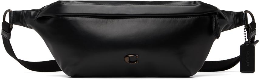 Coach Black Hall Belt Pouch