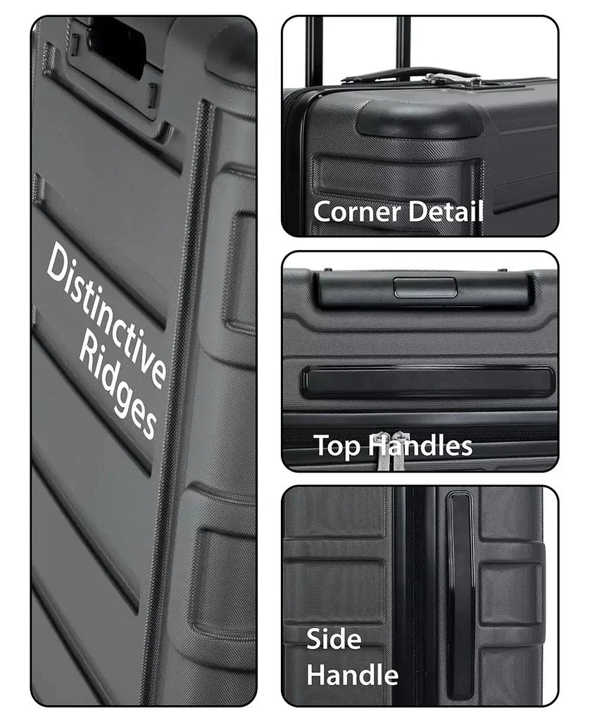 Rockland Boston 3pc Hardside Luggage Set 9