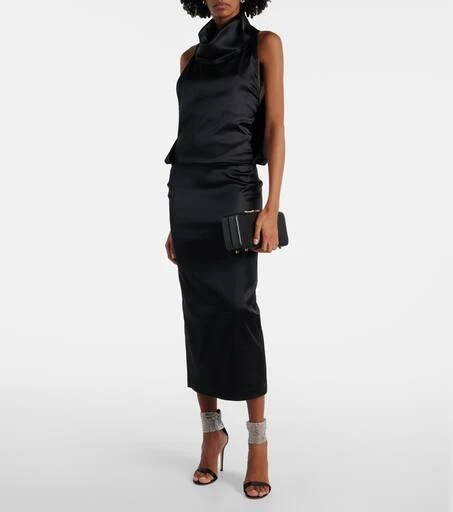 Gianvito Rossi Valì leather clutch 5