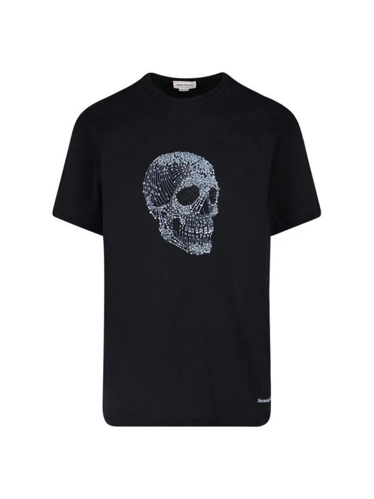 Alexander McQueen Alexander McQueen Skull Printed Crewneck T-Shirt 1