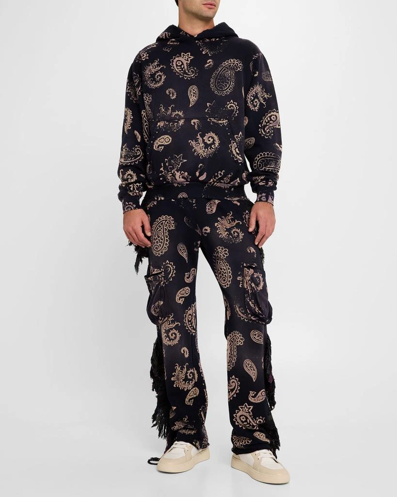 Alchemist Men's Paisley Fringe Sweatpants 2