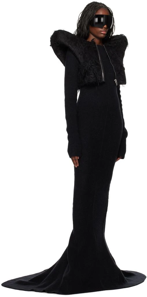 knee length dresses for ladies Women's Black Versatile Maxi Dress Luna