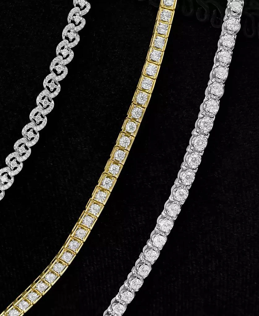 Macy's Diamond Tennis Bracelet (1 ct. t.w.) in 10k White Gold 4