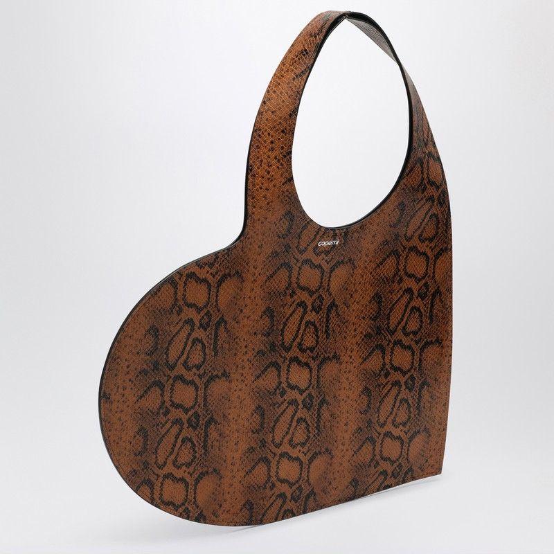 COPERNI Coperni Heart Tote Bag With Snake Print