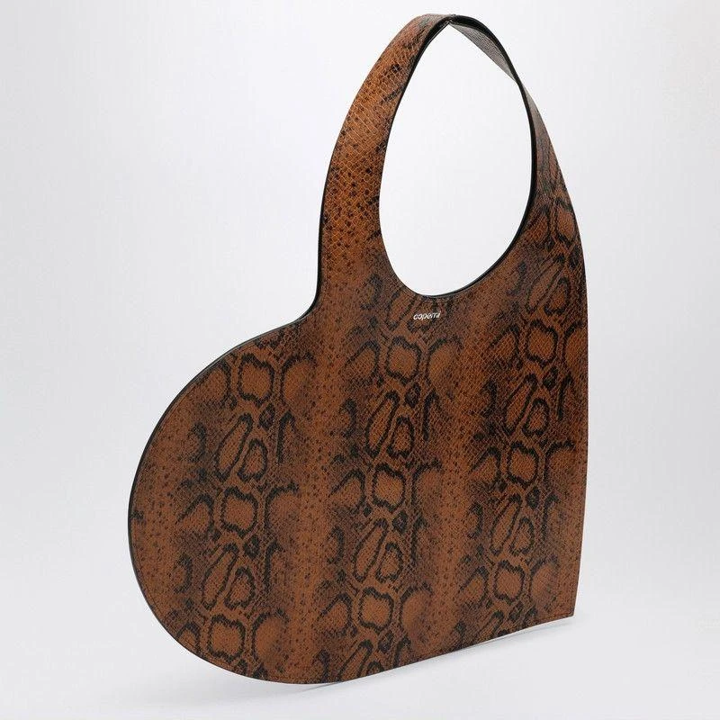 Coperni Coperni Heart Tote Bag With Snake Print 3