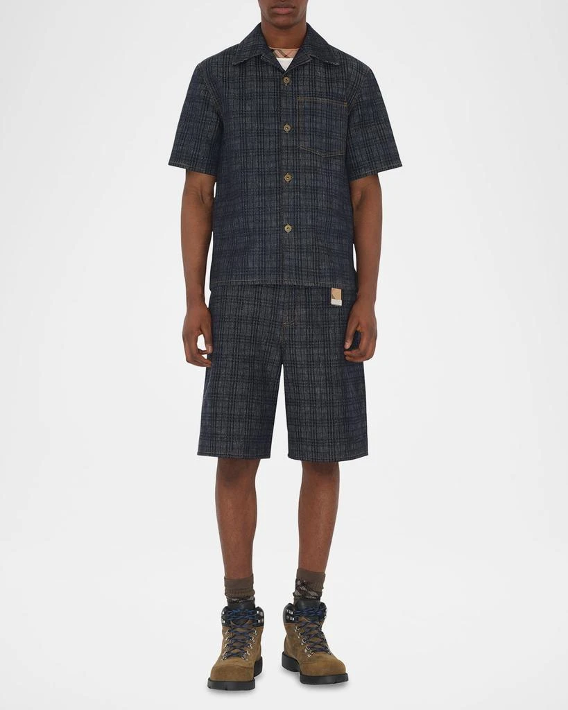 Burberry Men
s Moor Suede Lace-Up Boots 3