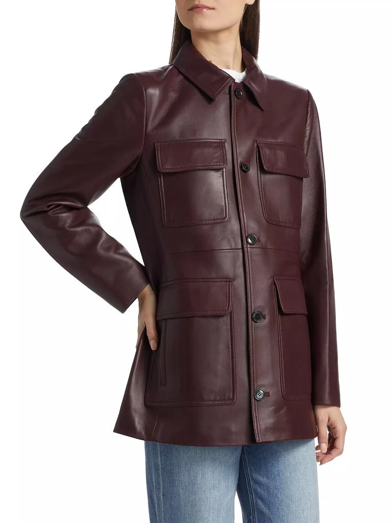 FRAME Leather Safari Jacket 4