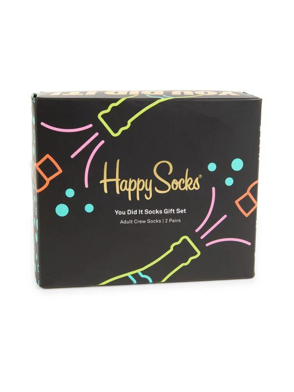 Happy Socks 2-Pack Crew Socks 2