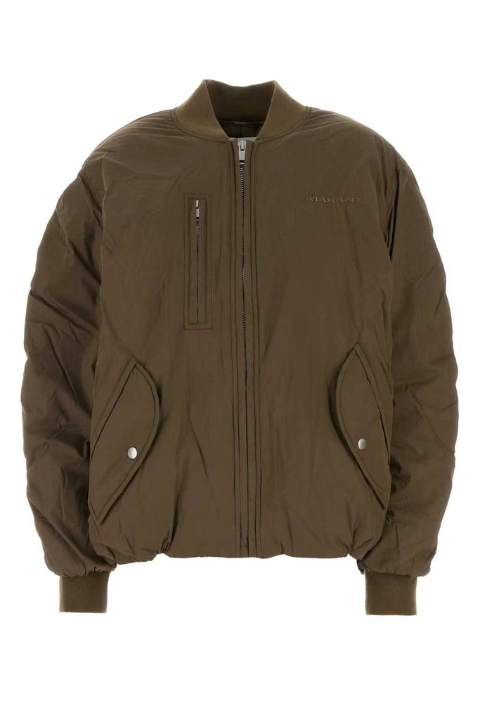 Isabel Marant Étoile Isabel Marant Étoile Logo-Embroidered Zipped Jacket 1