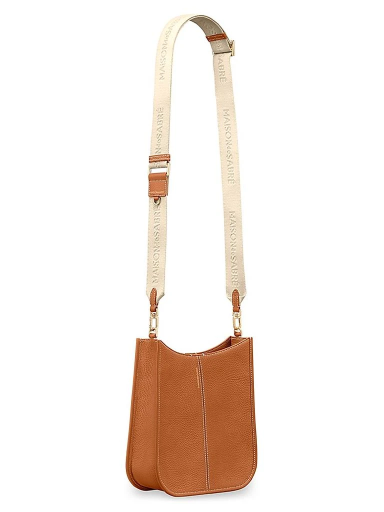 Maison de Sabre Leather Saddle Bag 5