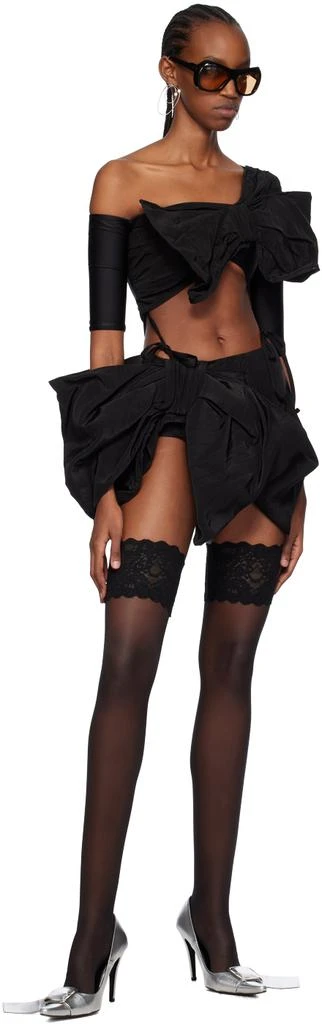 pushBUTTON Black Ribbon Bodysuit 5