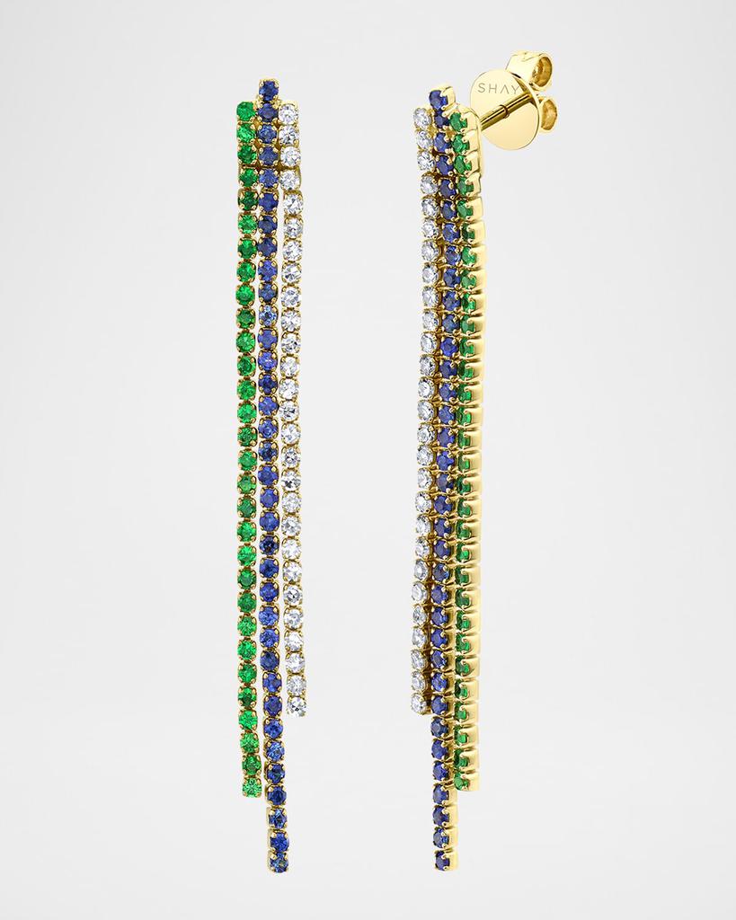 SHAY Triple Thread Drop Earrings