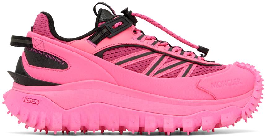 スニーカー MONCLER Women Sneakers 4M00100M5552 21I PINK Moncler Pink Trailgrip GTX Sneakers - Casual Shoes - Free