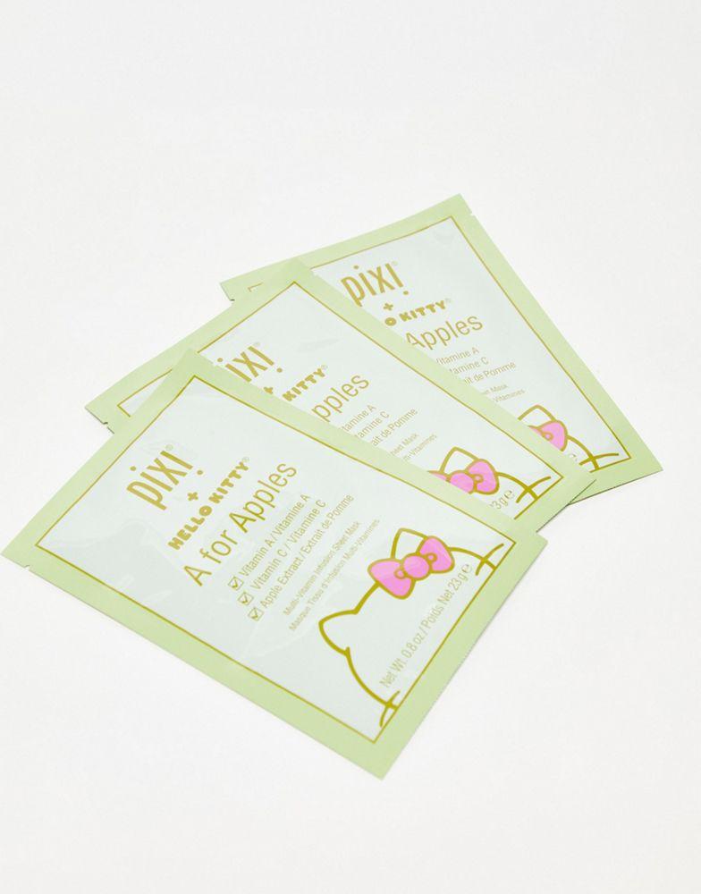 PIXI Pixi Hello Kitty A is for Apple Multi-Vitamin Infused Sheet Masks x 3