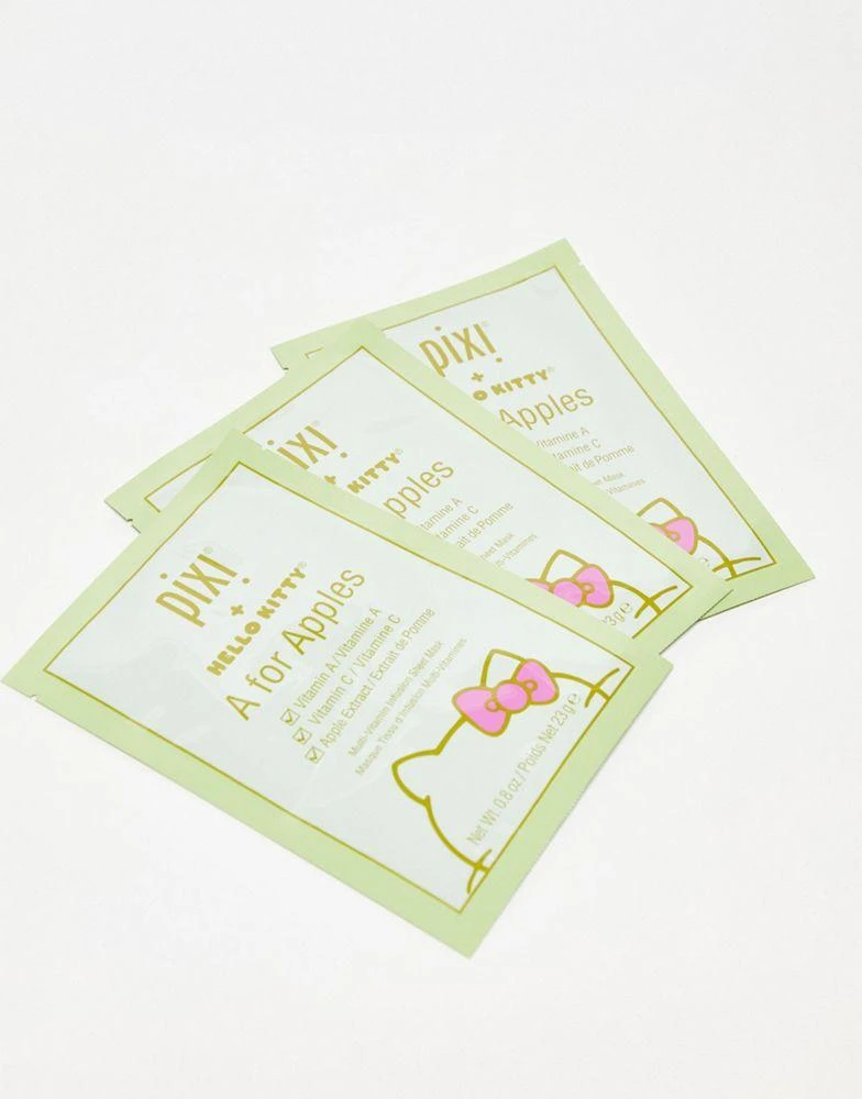 PIXI Pixi Hello Kitty A is for Apple Multi-Vitamin Infused Sheet Masks x 3 2