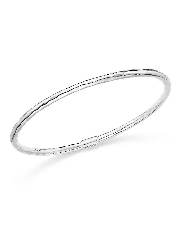 Ippolita Sterling Silver Skinny Hammered Bangle 1