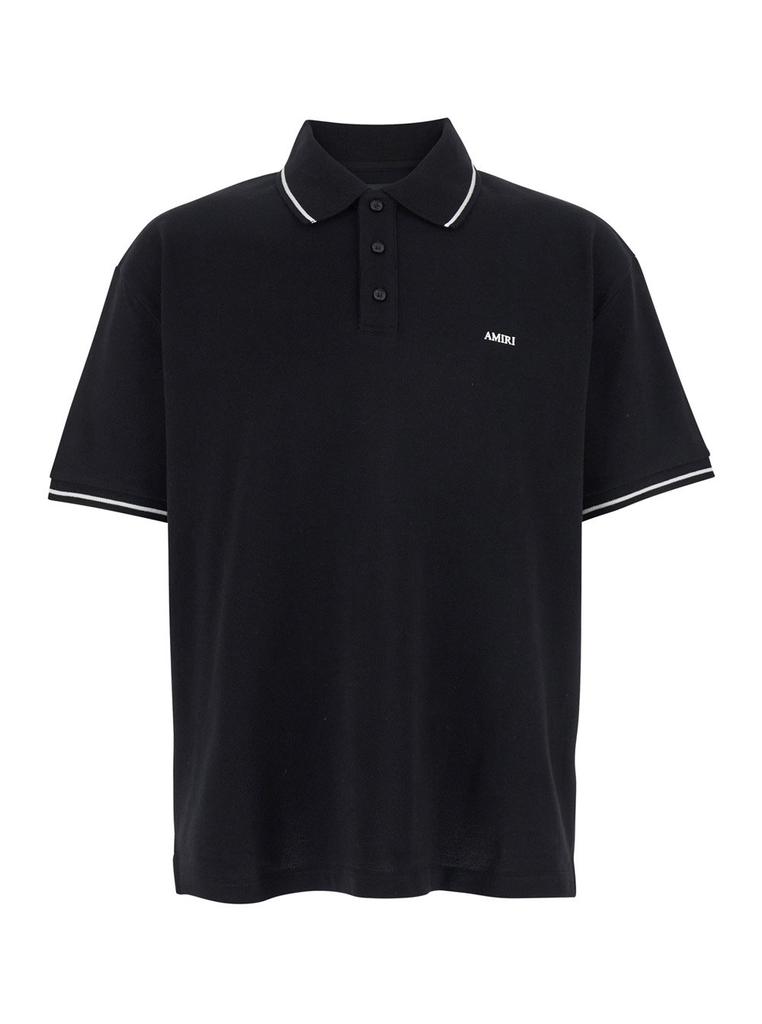 AMIRI Amiri Logo Embroidered Polo Shirt