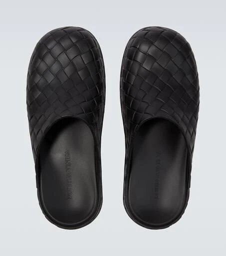 Bottega Veneta Intrecciato rubber slippers 4