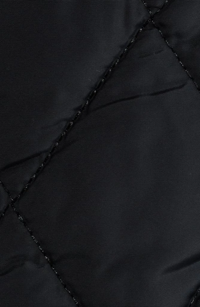 Caslon Mixed Media Quilted Sweater Jacket 5