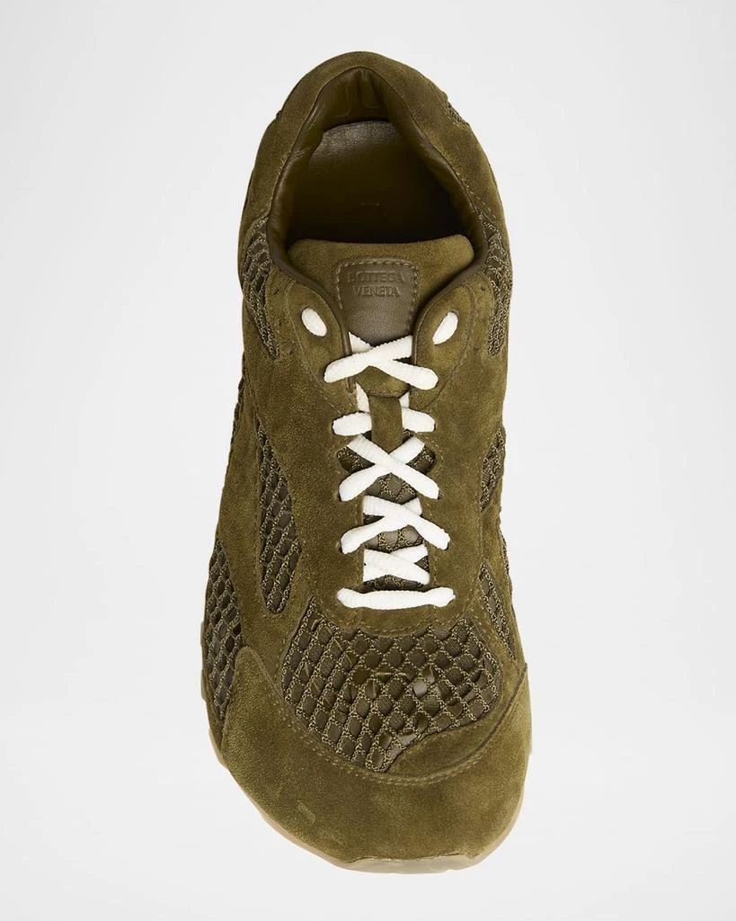 Bottega Veneta Orbit Suede Mesh Runner Sneakers 5