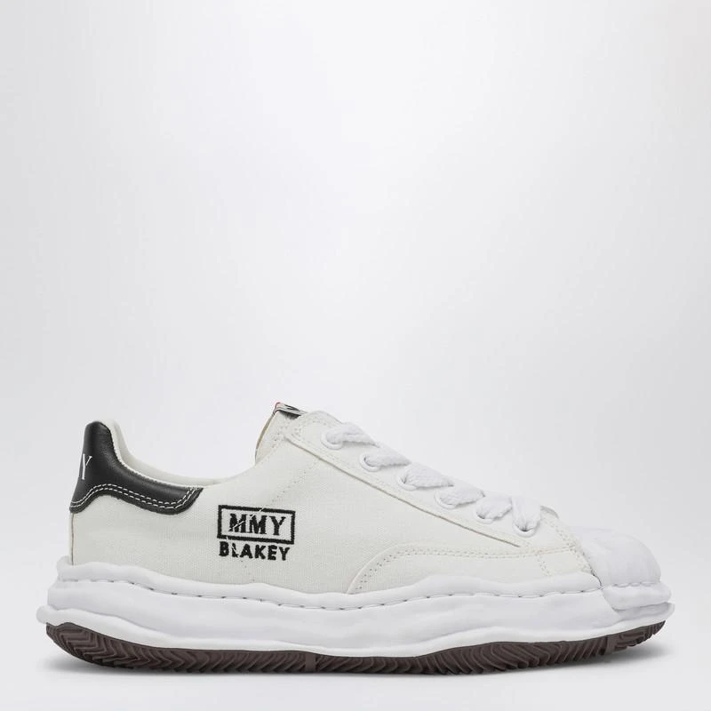 Maison MIHARA YASUHIRO White canvas Blakey low-top sneakers 1