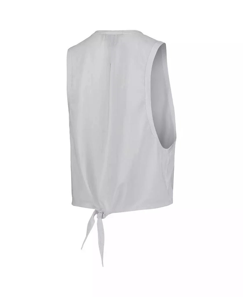 The Wild Collective Women's White San Francisco Giants Open Back Twist-Tie Tank Top 3