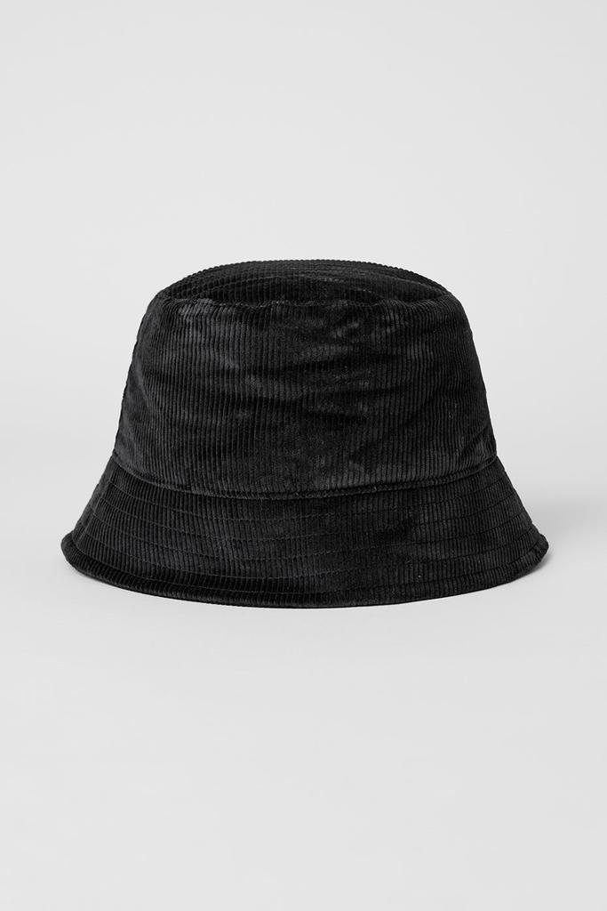 Alo Corduroy Neighborhood Bucket Hat - Black - Hats - Free Alo Corduroy Neighborhood Bucket Hat - Black - Hats - Free