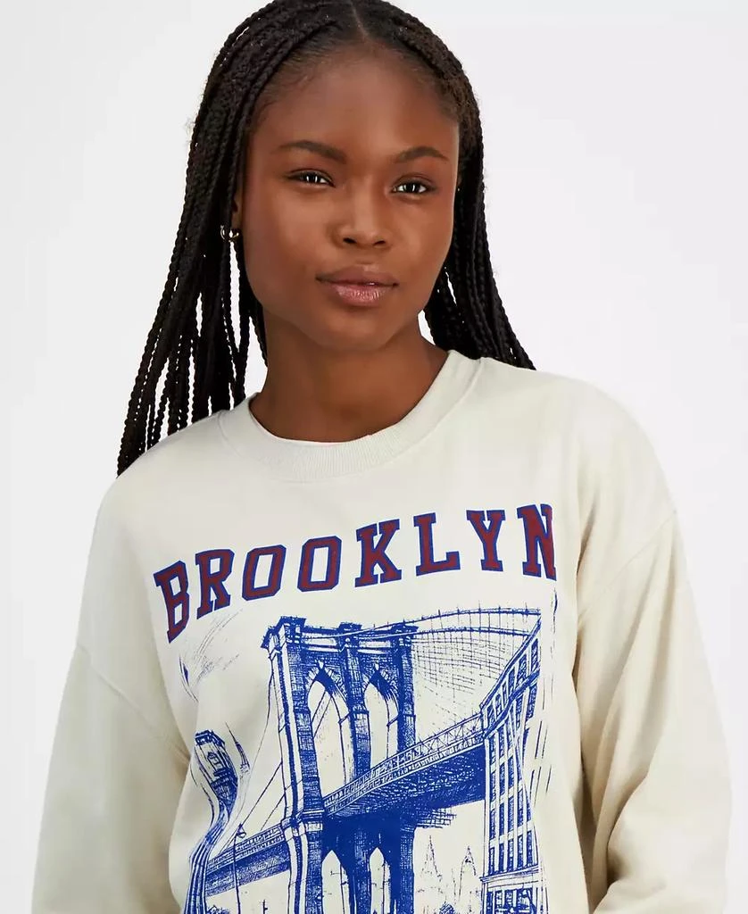 Rebellious One Juniors' Brooklyn Graphic Sweatshirt 3