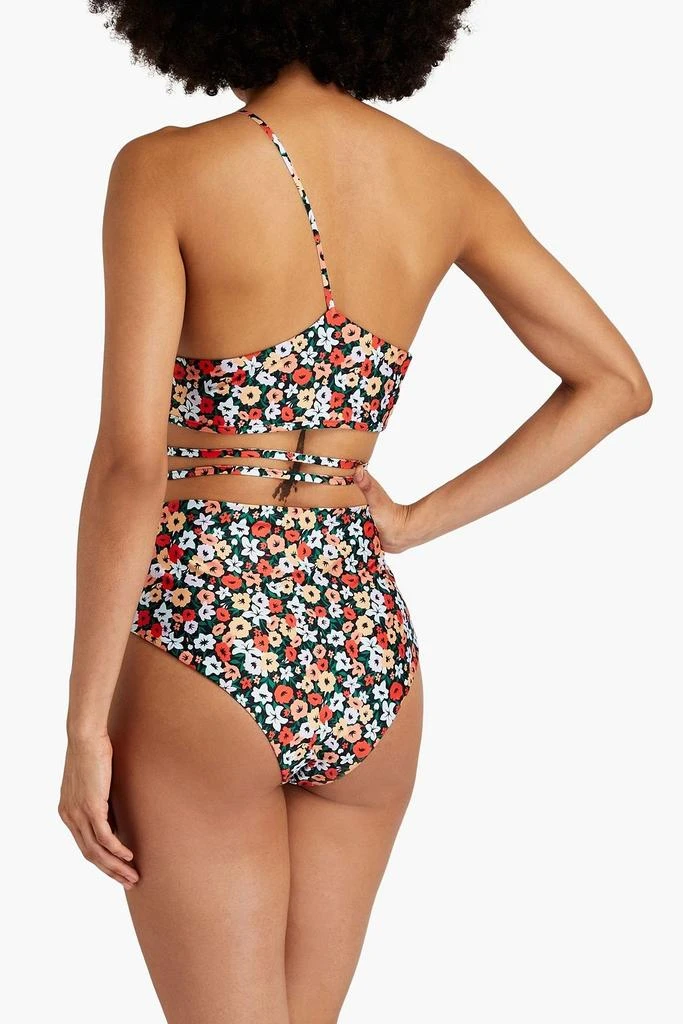 Agua by Agua Bendita La Fania Noche floral-print bikini top 3
