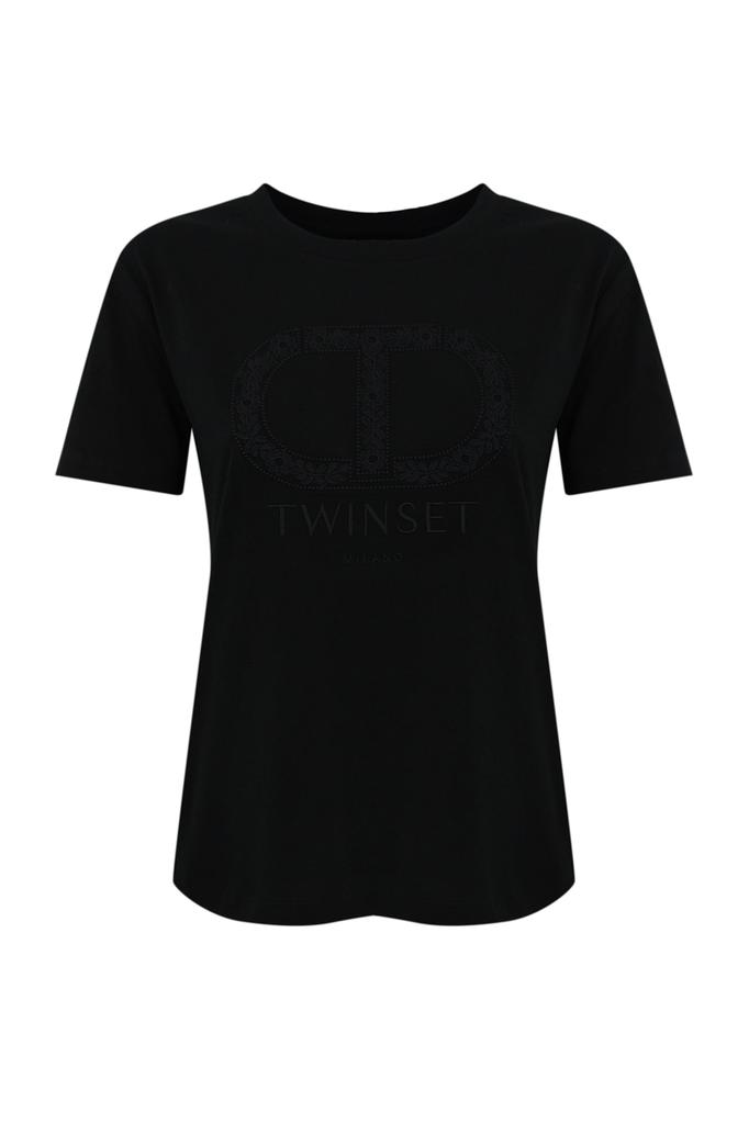 TWINSET Oval-t Cotton T-shirt