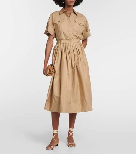 CO A-line cotton midi skirt 2