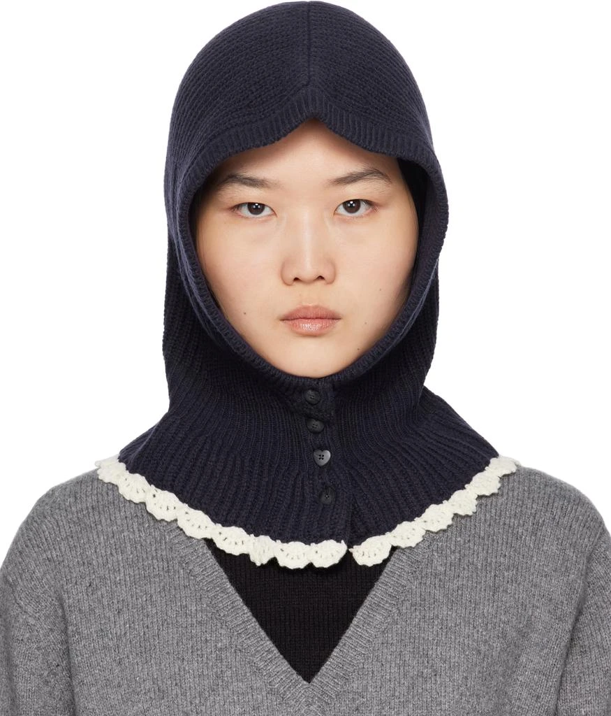 Sandy Liang Navy Kady Balaclava 1