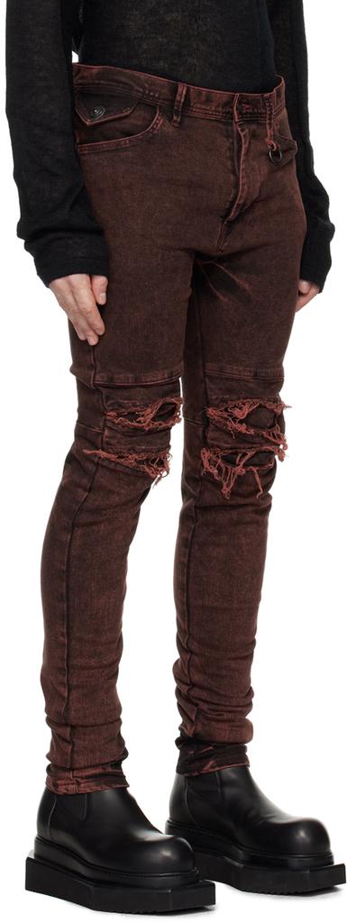 Julius Red Slim Distressed Jeans